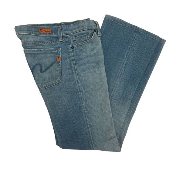 Citizens Of Humanity Kelly Low Waist Boot Cut Blue Jeans Size 27 - Picture 10 of 13
